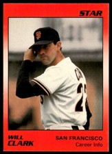 1990 Star Will Clark Will Clark San Francisco Giants #8