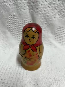 Vintage Russian Nesting Doll - Picture 1 of 9