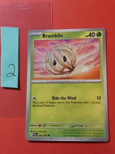 2023 Pokemon Scarlet and Violet Paldea Evolved #22 Bramblin, C, NF, cd2 - Picture 1 of 6