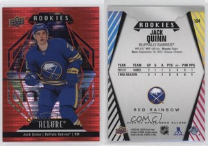 2022-23 Upper Deck Allure Rookies Red Rainbow Jack Quinn #124 Rookie RC