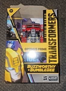 Transformers Buzzworthy Bumblebee 102 Optimus Prime Completo Con Caja - Imagen 1 de 7