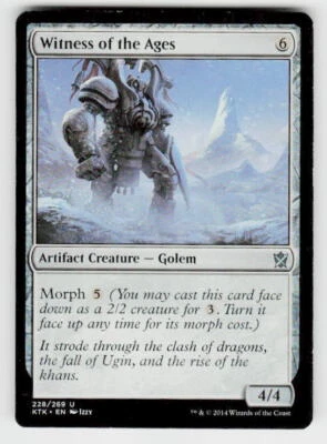 Khans of Tarkir #228 Witness of the Ages - Image 1 of 2