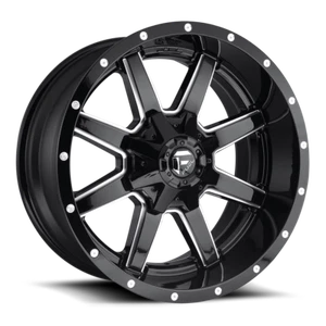 (4) 22x10 Fuel Gloss Black Maverick Wheel 5x139.7 5x150 For Ford Jeep GM - Picture 1 of 3