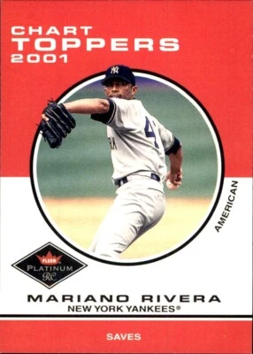 Fleer/Skybox Platinum #406 2001 Mariano Rivera Yankees de Nueva York Foto 1 de 2