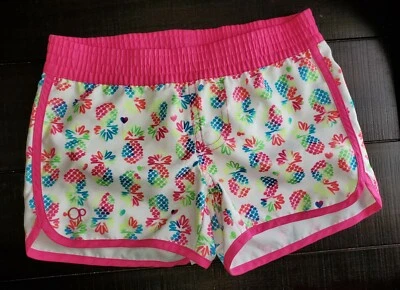 Girls Op Athletic Shorts Size 6 Pink Pineapple New - Image 1 of 4