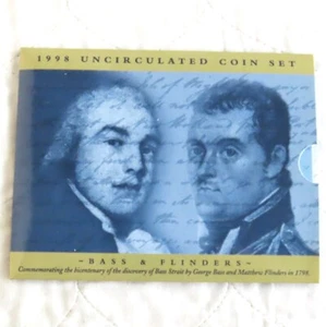 AUSTRALIA 1998 BASS & FLINDERS 6 COIN UNCIRCULATED MINT SET - sealed RAM pack - Picture 1 of 3