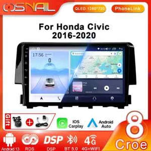 For Honda Civic 10th Car System DSP GPS Navi Android Auto Radio Multimedia Playe - Bild 1 von 28
