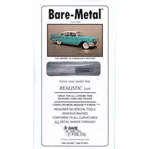 Ultra Bright Chrome Foil (Self Adhesive) 004 Bare-Metal - Picture 1 of 1