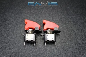 2 PCS TOGGLE SWITCH ON OFF ROCKER RED LED 12V 20 AMP RACE NITROUS EPS-3015RD - Picture 1 of 1