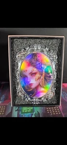 Tarjeta Daki Upper Moon Diamond Slayer Heavy Grueso Metal Plata Oro Acento - Imagen 1 de 4