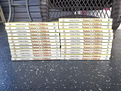 Getting to Know Nature's Children HC Book Lot of 25 Homeschooling MISSING ONE! - Image 1 of 4