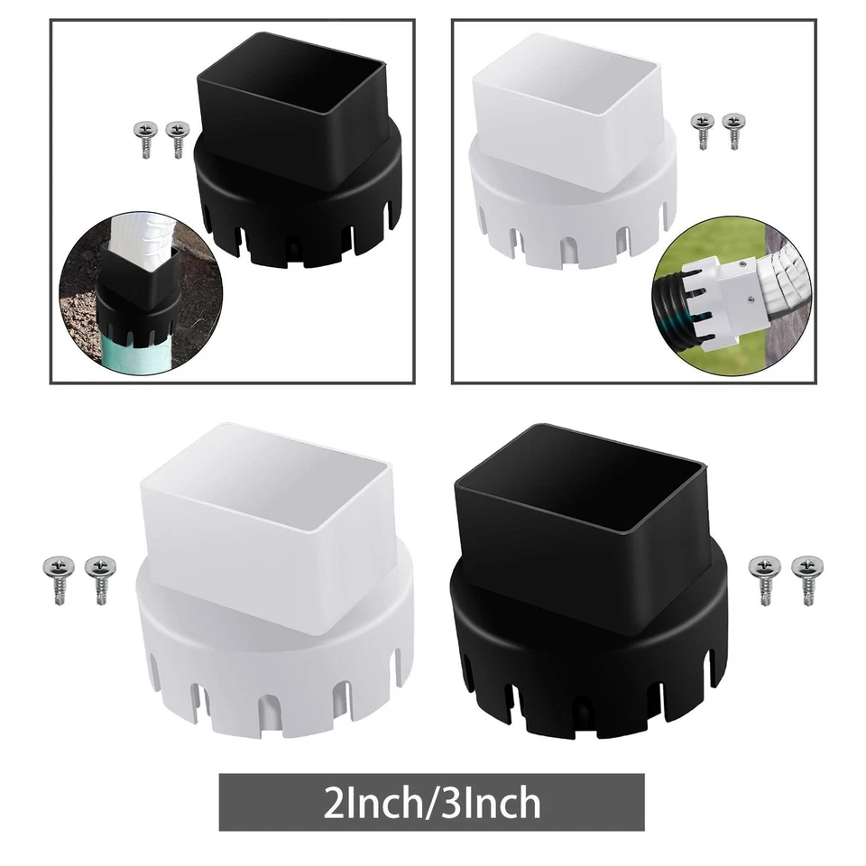 Rain Gutter Downspout Adapter Universal Pipe Fittings for Landscape Pipe - Image 1 of 1