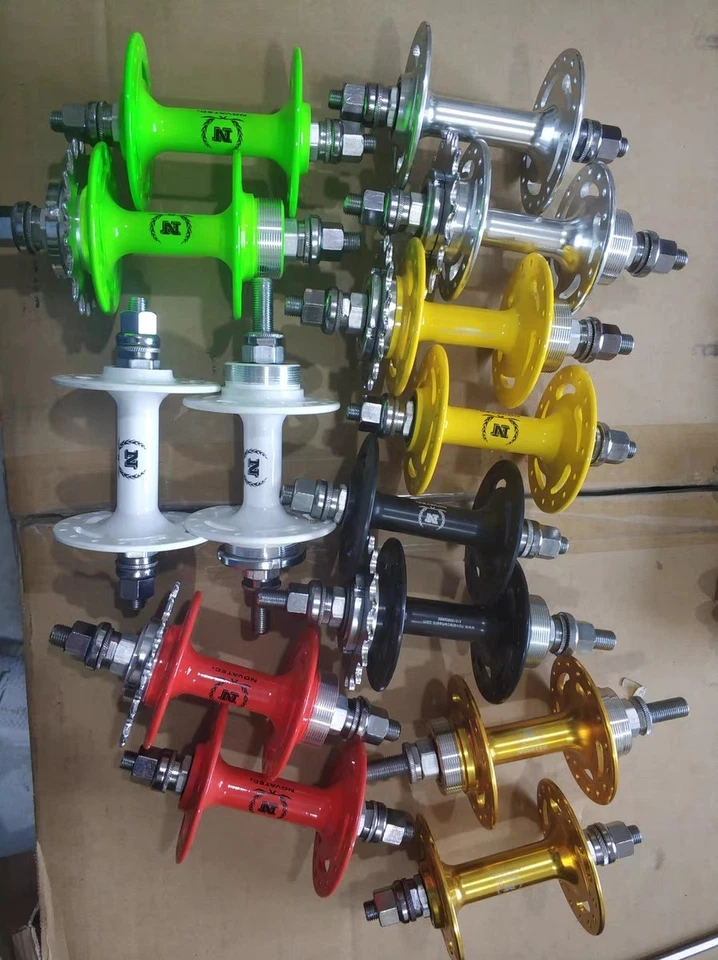 Conjunto de cubos Novatec A165SBT A166SBT velocidade única 32H - Imagem 1 de 4