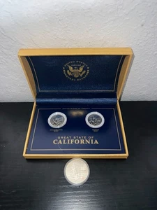 Great State of California Quarters Philadelphia And Denver Mint 2005 Set W Box#2 - Picture 1 of 3