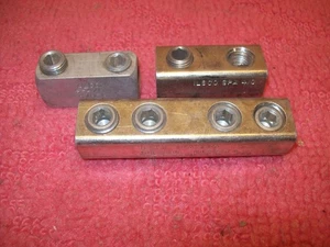 Lot of 3! Aluminum Splicer Reducer Ilsco SPA-250 6 AWG-250, SPA4/0, ALCON S-4/0 - Picture 1 of 4