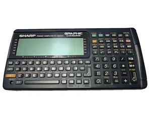 SHARP PC-G850VS Pocket Computer Built-in Buzzer BASIC Tested Japan Vintage - Picture 1 of 14