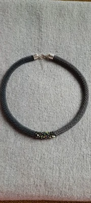 gehäkelte Perlenkette - Bild 1 von 3