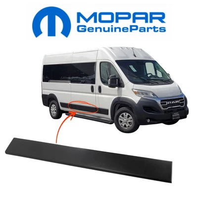 Moldura de carrocería derecha OEM MOPAR PARA 2019-2025 RAM PROMASTER 1500 1ZT43JXWAC Foto 1 de 3