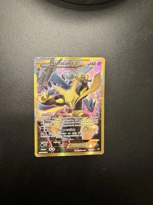 Pokemon XY Fates Collide Alakazam EX 125/124 Secret Rare - Image 1 of 2