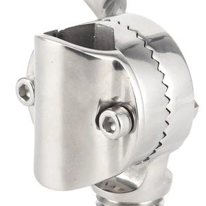 84mm/3.3in Marine VHF Antenna Mounts Stainless Steel 306° Adjustable Ratchet - Zdjęcie 1 z 12