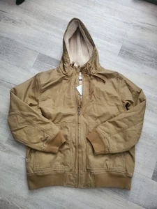 NUEVA Chaqueta de Trabajo con Capucha American Eagle Para Hombre XL Sherpa Forrada Capucha - Imagen 1 de 6