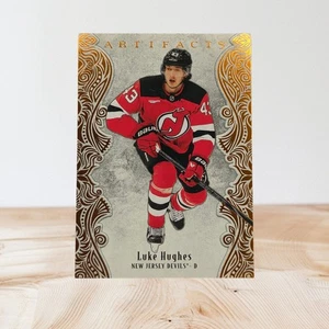 Artefactos UD cobre #64 2025-26 Luke Hughes New Jersey Devils/75 - Imagen 1 de 12