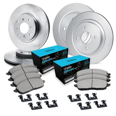 For Honda Prelude 88-91 eLINE Series Front & Rear Brake Kit w Ceramic Pads Foto 1 de 3