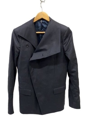 Dior HOMME 09AW Giacca avvolgente misto cashmere 44 Lana BLK 9H3123341142 