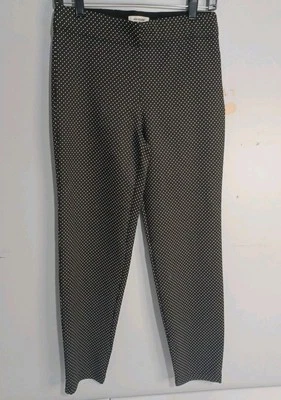 NWT Max Studio Knit Pull On Pants Size M Brown Tapered Leg Stretch (H5) - Image 1 of 4