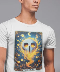 Halloween The Ghost Tarot Tee Unisex - Picture 1 of 17