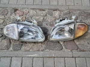 Honda Stanley Genuine OE Headlight Front Lamp LEFT RIGHT Honda Crx Del Sol - Picture 1 of 24