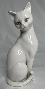 Ardalt Katze Figur weiß Porzellan Lenwile Verithin Made in Japan 9,75 Zoll - Bild 1 von 20