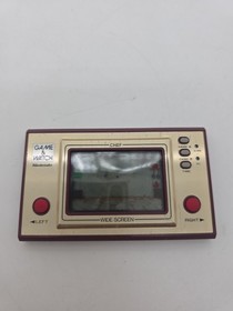 Nintendo Game & Watch CHEF FP-24 Vintage Japan 1981 Missing Battery Cover *Works