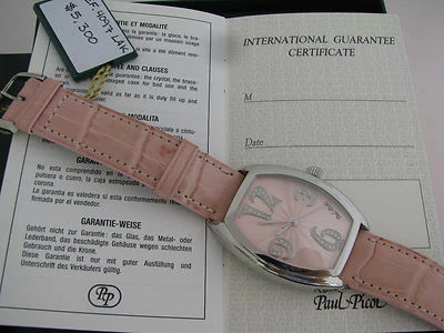 Paul Picot - Firshire 2000 Pink 4097lak Diamonds Cert of Authenticity - Image 1 of 4