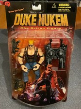 DUKE NUKEM Action Figure 90s Retro 3D REALMS SEALED FIGURE