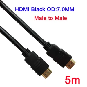 2M 5M High Speed Male-Male HDMI Cable 1.4V 1080P 3D for HDTV XBOX PS3 - Picture 1 of 8