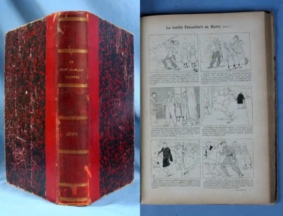 Reliure du Journal  "Le PETIT FRANÇAIS ILLUSTRÉ" pour 2è Année de Parution 1890 - Photo 1/4