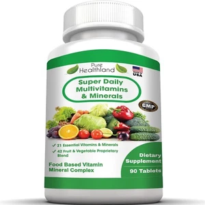 Super Daily Multivitamin Supplement for Men, Women and Seniors Over 50. Best ... - Picture 1 of 8
