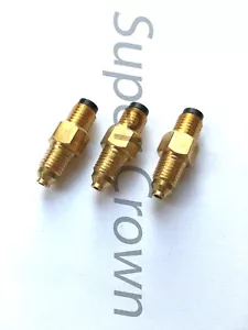 Paquete de 3 válvulas de retención medidoras de lubricante de latón 4 mm conector en línea PSS 4 Showa - Imagen 1 de 2