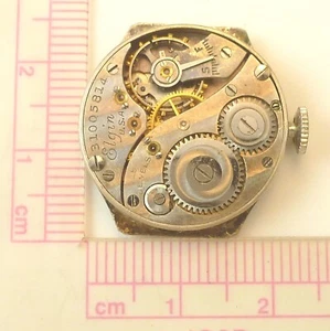 Elgin 444 Wrist Watch Movement - Good Balance - Parts / Repair Lady - Picture 1 of 5
