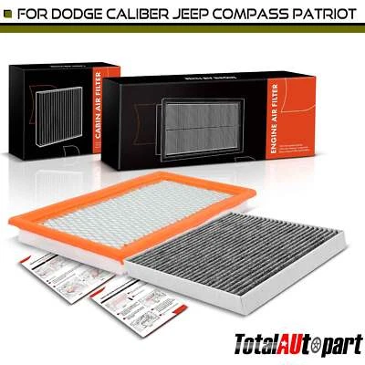 Engine & Cabin Air Filter for Jeep Compass Patriot Dodge Caliber 2007-2010 - Image 1 of 4