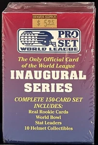 1991 Pro Set World League Football Inaugural Series 150 Card Set Sealed Box - Picture 1 of 7