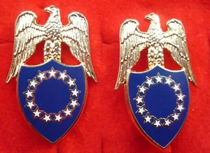 INSIGNIAS COLLAR EJÉRCITO EE. UU. AYUDANTE DEL PRESIDENTE DE LOS ESTADOS UNIDOS. - Imagen 1 de 1