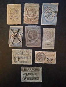 FRANCE Used Revenue Stamp Lot BOB Back of Book T15088 - Picture 1 of 1