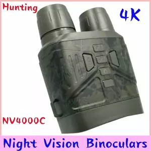 Night Vision Binoculars 4K 3in 5x Digital Digital Video Record IR Hunting Camera - Picture 1 of 17