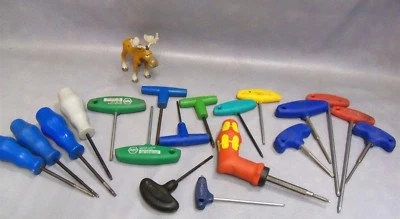 Wrench Torque Allen Torx T-Handle Wrenches All Sizes Mixed Lot of 19 - Image 1 of 4