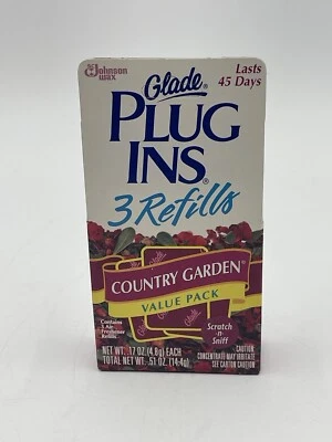 Glade Plugins Gel Eléctrico 3 Recambios Country Garden Plugins Foto 1 de 3