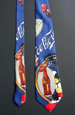 Botella bola de goma Iceberg Tie 100 % seda hecha en Italia *u060118 Foto 1 de 3