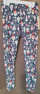No Comment Girls Multicolor Christmas Leggings Size Small (7/8) NWT - Picture 1 of 4