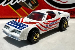 1990 Hot Wheels Hot Bird All American Firebird USA Mint Gold wheels Blackwall BW - Picture 1 of 10
